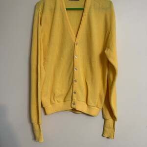 Vintage Pine State Yellow‎ Acrylic Cardigan